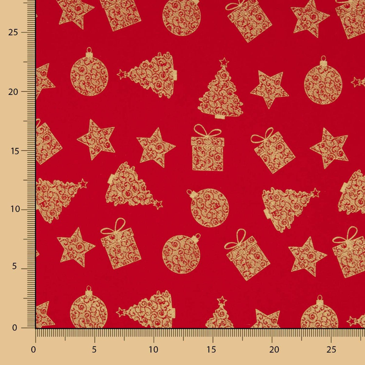 Popeline Weihnachtsgeschenke Rot - Ribes y Casals