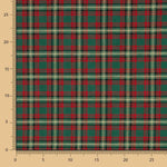 Weihnachten Tartan Popeline Lurex Rot y Grün - Ribes y Casals