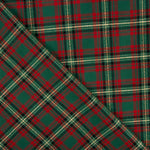 Weihnachten Tartan Popeline Lurex Rot y Grün - Ribes y Casals