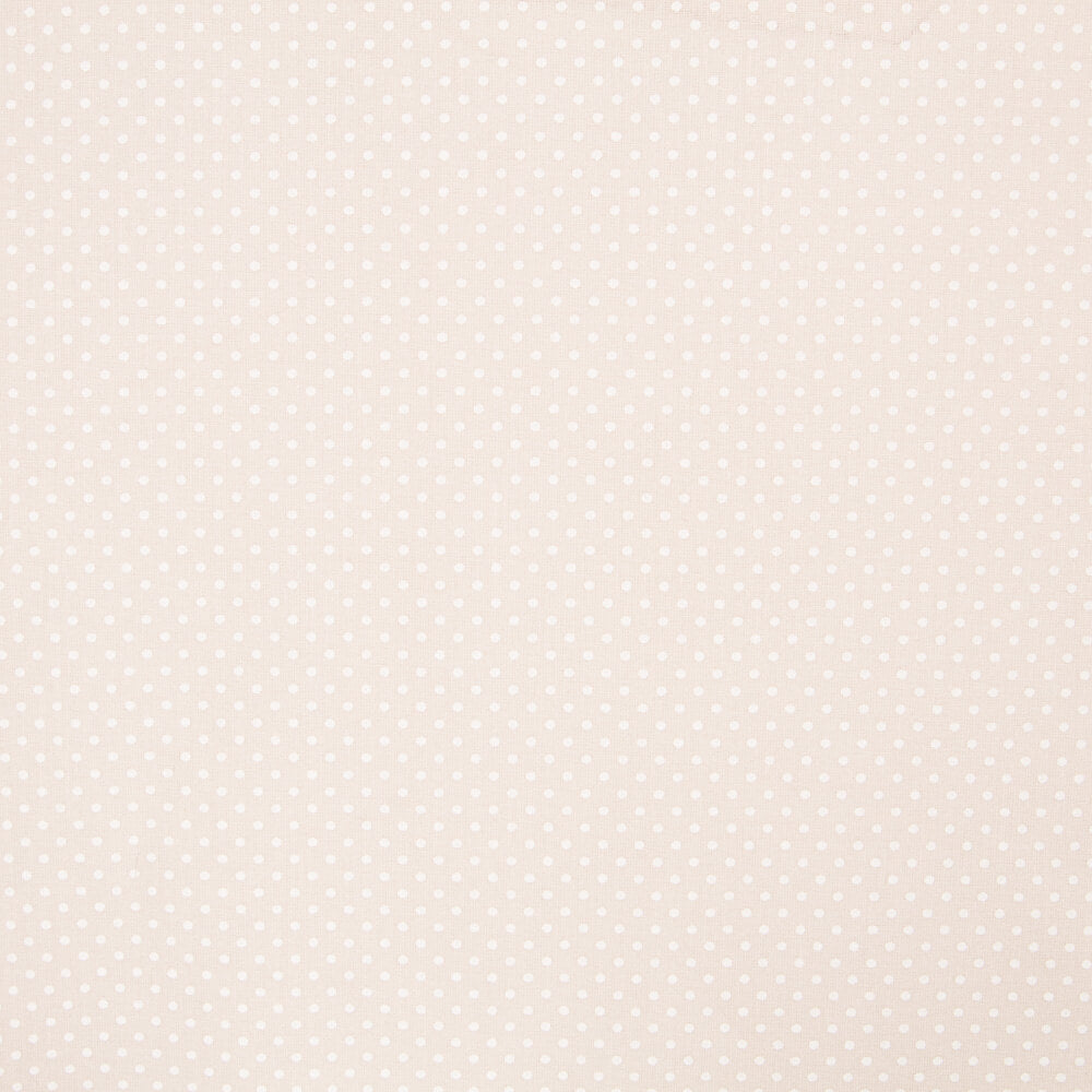 Bio-Popeline Polka Dot Beige Hintergrund - Ribes y Casals