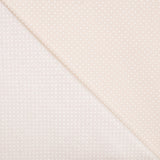 Bio-Popeline Polka Dot Beige Hintergrund - Ribes y Casals