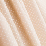 Bio-Popeline Polka Dot Beige Hintergrund - Ribes y Casals