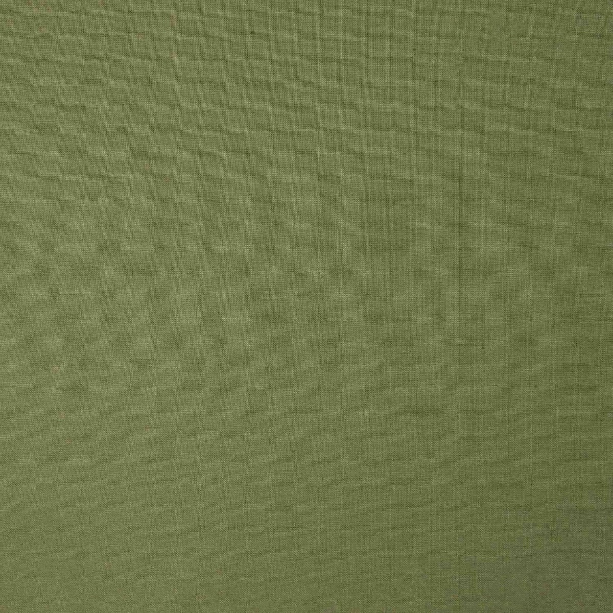 Einfarbige Baumwollpopeline basic army green - Ribes y Casals