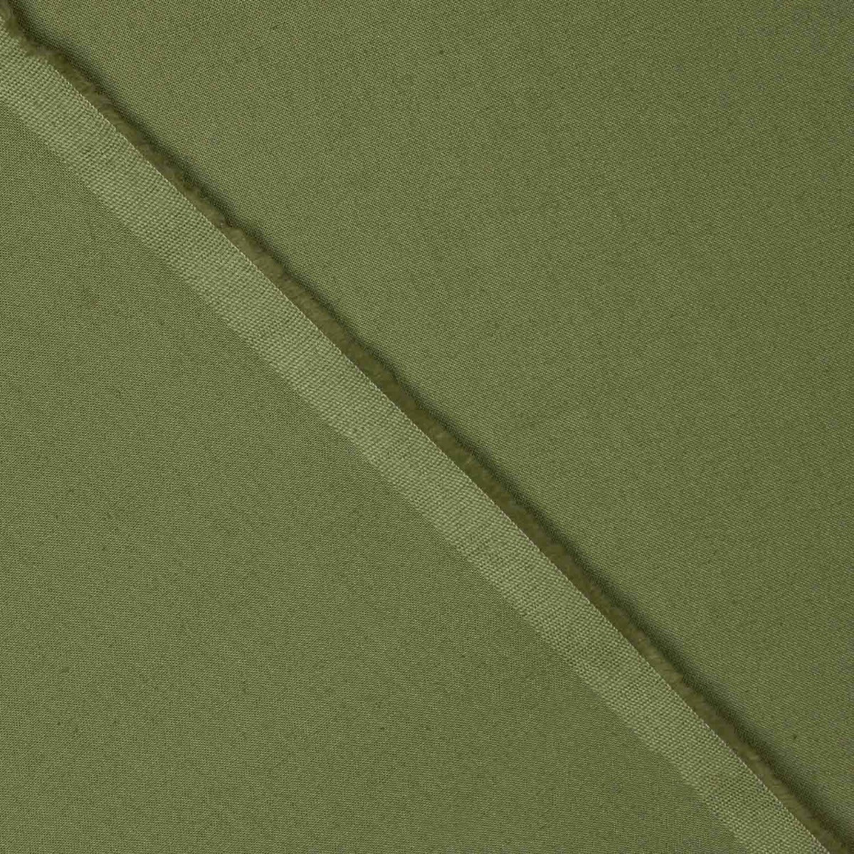 Einfarbige Baumwollpopeline basic army green - Ribes y Casals