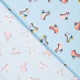 Popeline Schlittschuhe Blau - Ribes y Casals