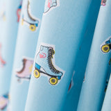 Popeline Schlittschuhe Blau - Ribes y Casals