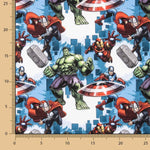 Cretona Avengers Popeline - Ribes y Casals