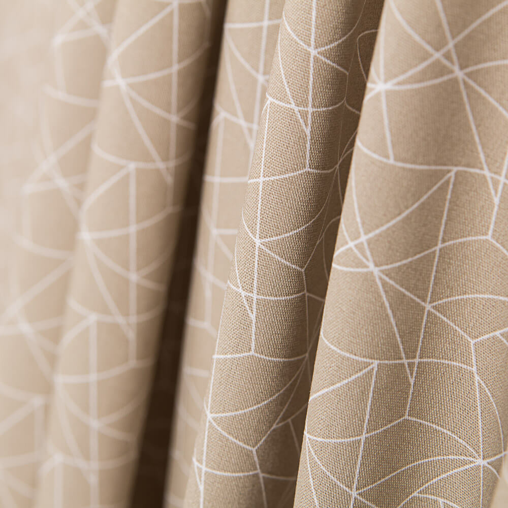 Popeline Piktogramm Beige - Ribes y Casals