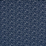 Navy Piktogramm Popeline - Ribes y Casals