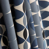 Blaue optische Popeline - Ribes y Casals