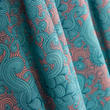 Voile Baumwolle Supima Druck 07 Grün - Ribes y Casals