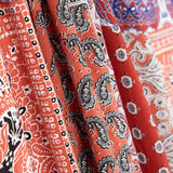 Viskose Popeline Bandana Rot - Ribes y Casals