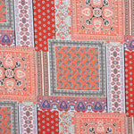 Viskose Popeline Bandana Rot - Ribes y Casals