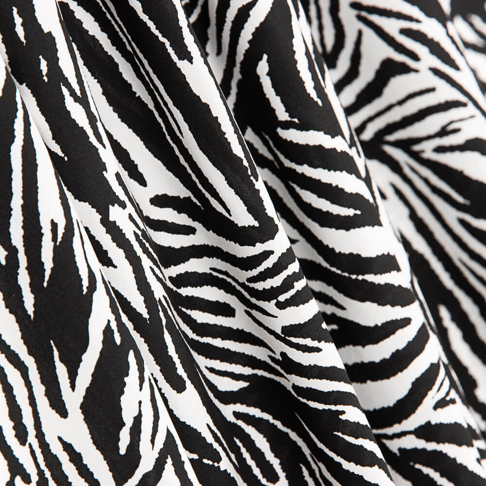 Zebra Viskose Popeline - Ribes y Casals