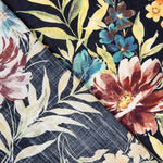 Viskose Popeline Floral Navy - Ribes y Casals