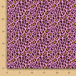 Popeline Viskose Leopard Rosa - Ribes y Casals