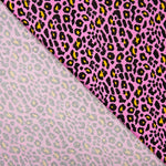 Popeline Viskose Leopard Rosa - Ribes y Casals