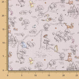 Winnie the Pooh Cretonne Popeline Retal - Verschiedene Größen x Breite 138 cm - Ribes y Casals