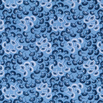 Popeline-Fächer Blau - Ribes y Casals