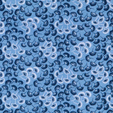 Popeline-Fächer Blau - Ribes y Casals