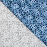 Popeline-Fächer Blau - Ribes y Casals