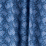 Popeline-Fächer Blau - Ribes y Casals