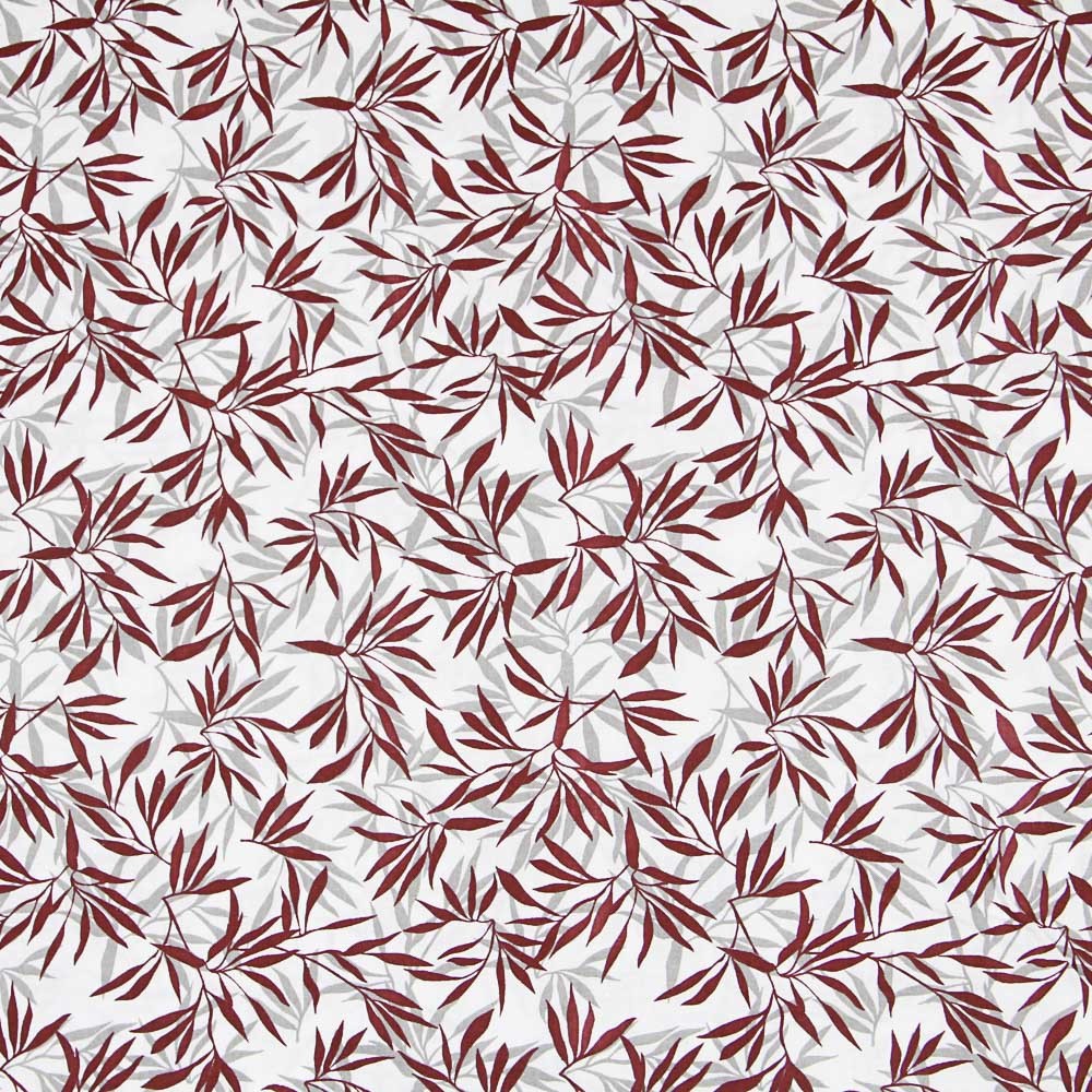 Bambus Baumwolle Popeline Maroon - Ribes y Casals