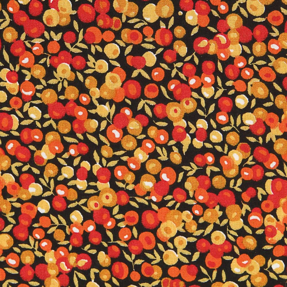 Popeline Baumwolle Beere Orange - Ribes y Casals