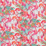 Flamingo Baumwolle Popeline Fuchsia - Ribes y Casals