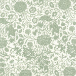 Popeline Baumwolle Blume Grün - Ribes y Casals
