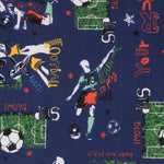 Popeline Baumwolle Fußball - Ribes y Casals