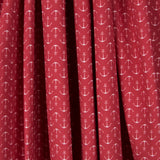 Matrosen-Baumwollpopeline Rot - Ribes y Casals