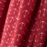 Matrosen-Baumwollpopeline Rot - Ribes y Casals