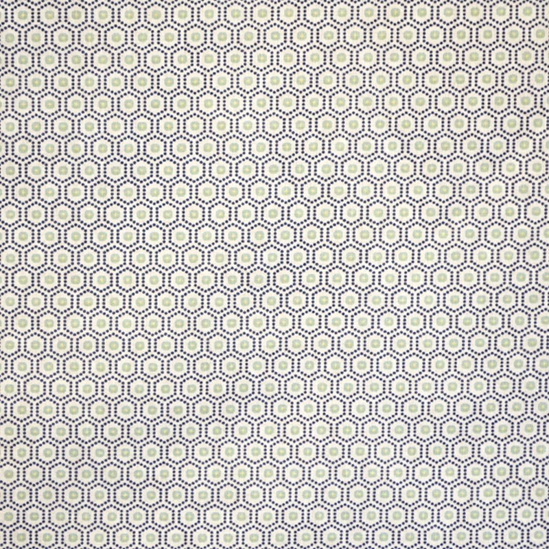 Popeline Baumwolle Wabe Baumwolle Popeline Polka Dot Marineblau - Ribes y Casals
