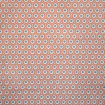 Popeline Baumwolle Waben Baumwolle Popeline Orange Polka Dot - Ribes y Casals