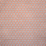 Popeline Baumwolle Waben Baumwolle Popeline Orange Polka Dot - Ribes y Casals