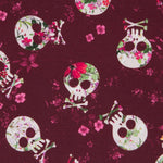 Hübscher Totenkopf Baumwolle Popeline - Ribes y Casals