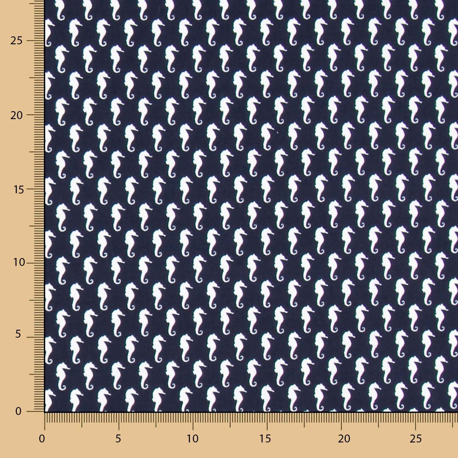 Marineblaue Caballito-Popeline - Ribes y Casals
