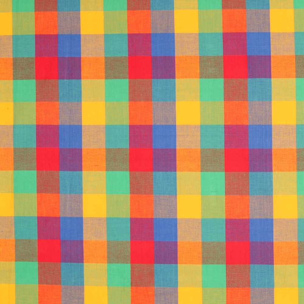 Popeline-Baumwollhemd Chess Multicolour - Ribes y Casals