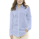 Popeline Oxford Hemd Hellblau - Ribes y Casals