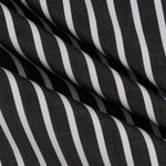 Schwarz gestreiftes Popeline-Hemd - Ribes y Casals