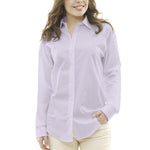 Popeline Satin Hemd Flieder - Ribes y Casals