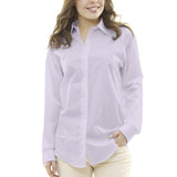 Popeline Satin Hemd Flieder - Ribes y Casals