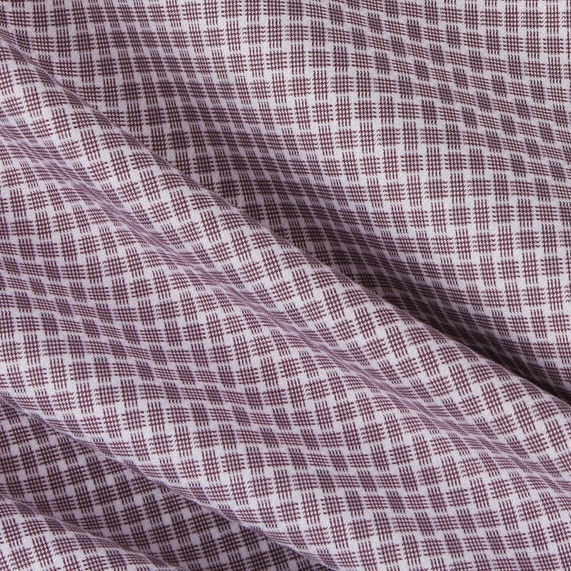 Popeline-Hemd Trazos Violett - Ribes y Casals