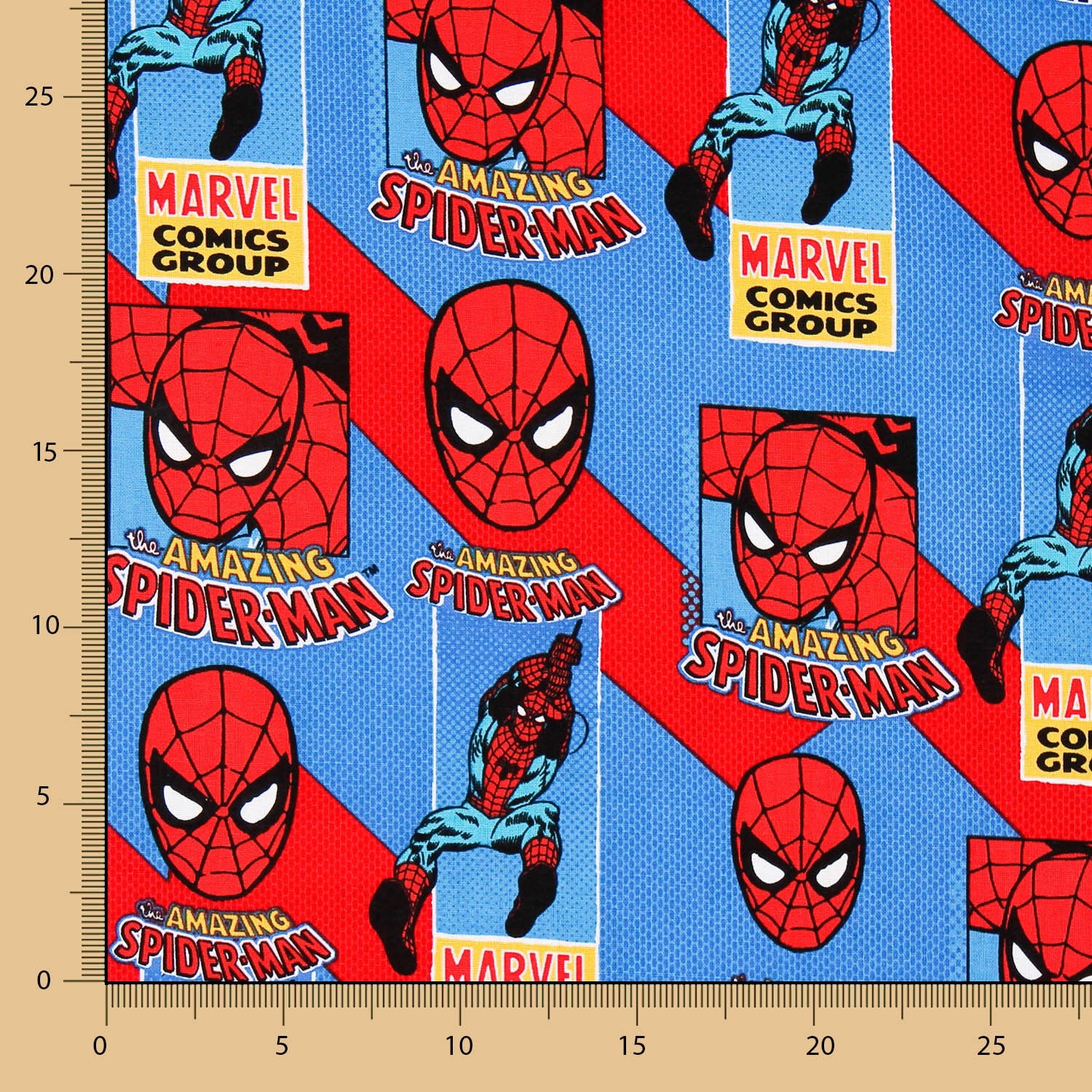 Amazing Spiderman Baumwoll-Popeline - Ribes y Casals