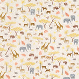Baumwolle Popeline Tiere Roh - Ribes y Casals