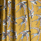 Baumwollpopeline Birds Ocker - Ribes y Casals