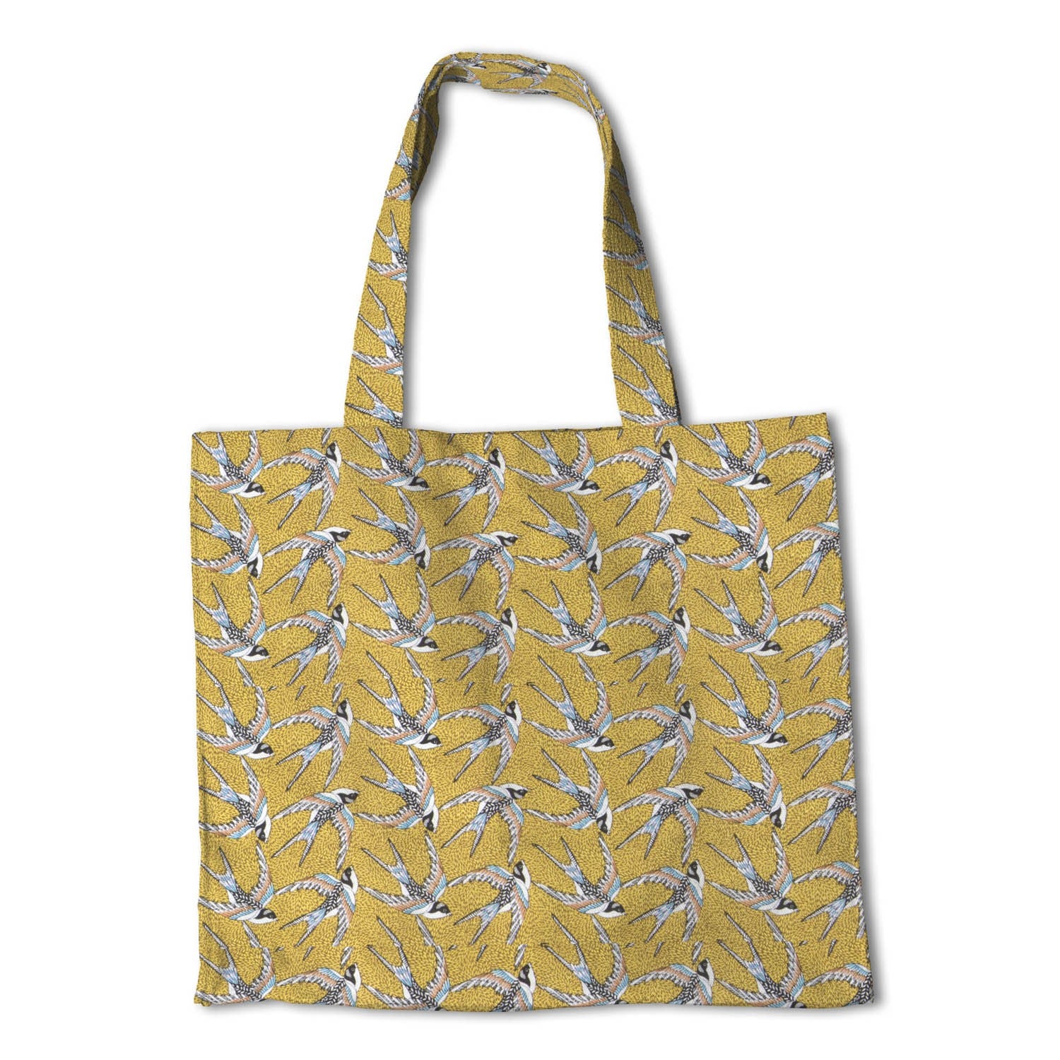 Baumwollpopeline Birds Ocker - Ribes y Casals