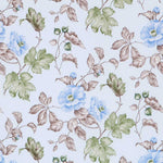 Baumwolle Popeline Bouquet Blau - Ribes y Casals