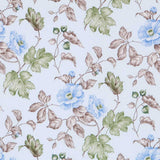 Baumwolle Popeline Bouquet Blau - Ribes y Casals